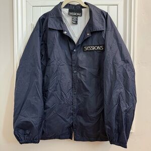 Sessions Men's Navy Jacket - Size Medium